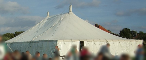 Traditional PVC Pole Marquee 40Ft x 80Ft - Norfolk