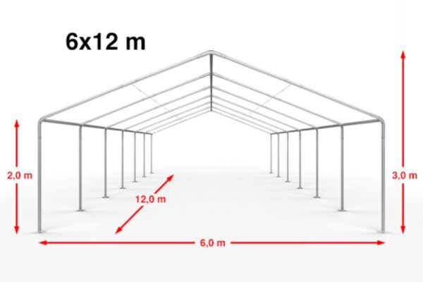 6m x 12m marquee for sale