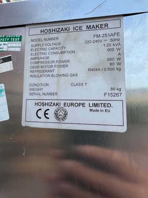 Buy Used Hoshizaki FM251AFE flakes ice maker