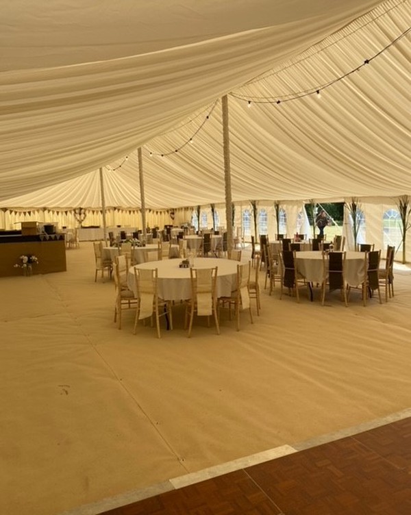 Secondhand Used 100ft x 40ft Poled Marquee