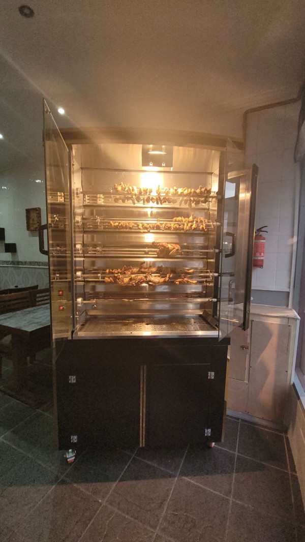 Professional Chicken Rotisserie Oven Electric 5 Spit 30 Chickens For Sale