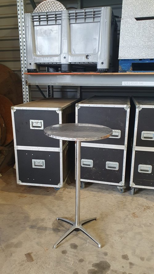Secondhand Aluminium Bar Poseur Tables For Sale Secondhand Aluminium Bar Poseur Tables For Sale