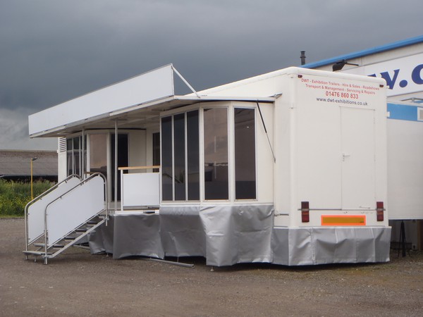 Used Expanding Hospitality Exhibition Trailer For Sale