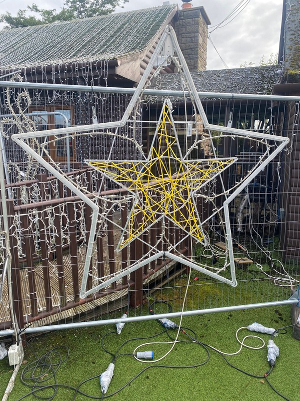 Commercial Christmas decorations star
