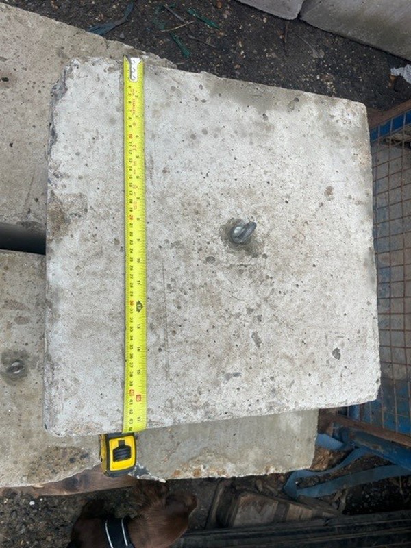 200kg Concrete Block with Lifting Eye