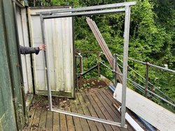 Secondhand Galvanised Marquee Door Frame For Sale