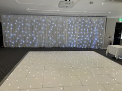 16' x 16' White LED Dance Floor