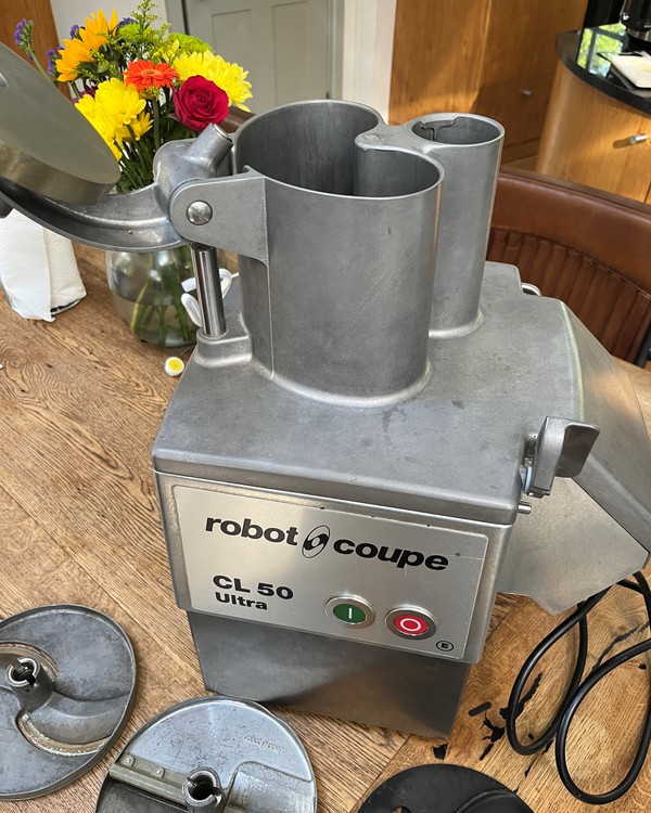 Secondhand Robot Coupe CL50 Ultra Veg Prep Machine in Silver Stainless Steel