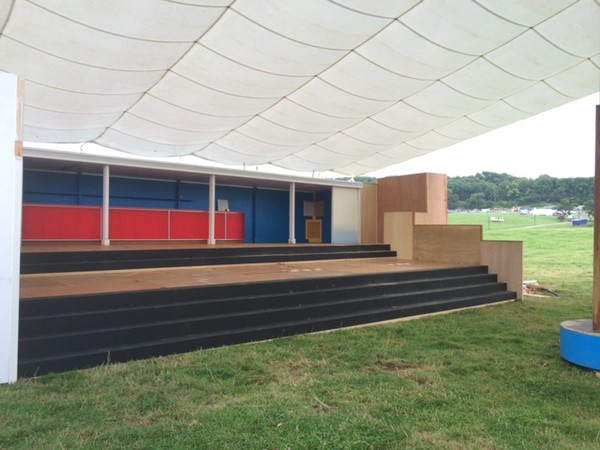 Festival stage and Arena