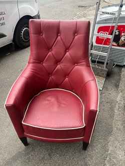 Secondhand High Quality Leather Armchairs For Sale