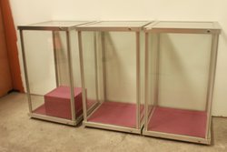 Secondhand Glass Display Cubes For Sale