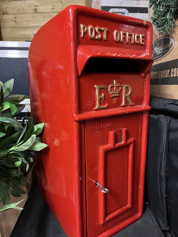 Red Royal Mail Post Box Replica