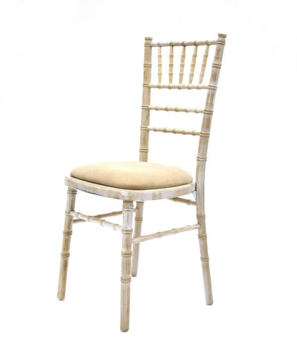 Ivory Dralon Chiavari Chair Pad