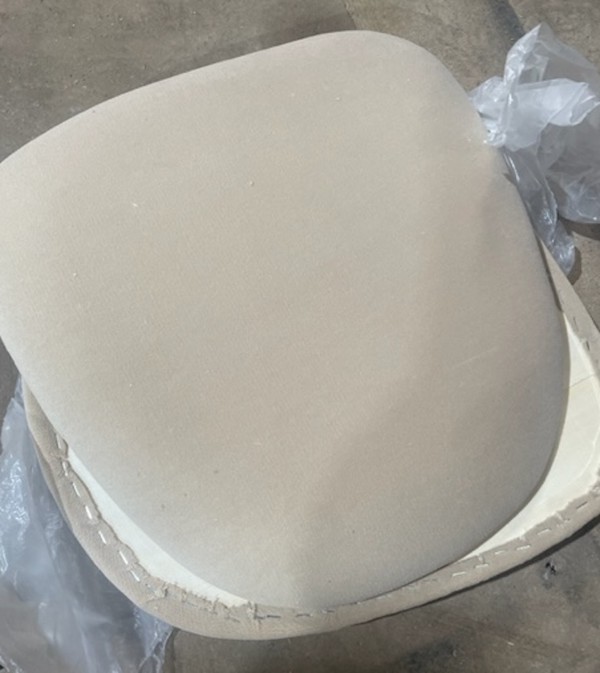 Ivory Dralon Seat Pad