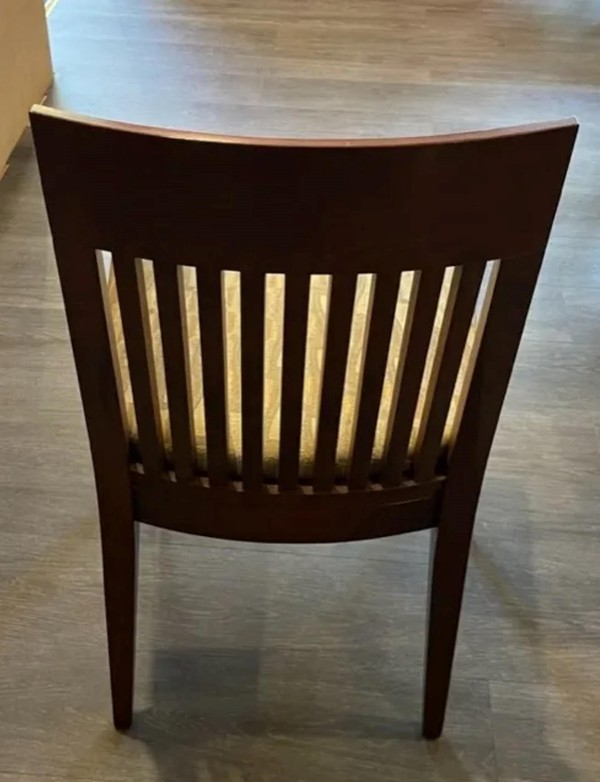 Secondhand Upholstered Wooden Dining Chairs