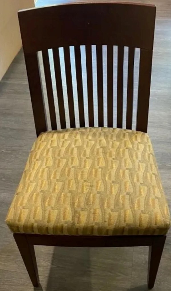 Secondhand Upholstered Wooden Dining Chairs For Sale
