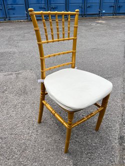Gold Chiavari Chairs with Pad