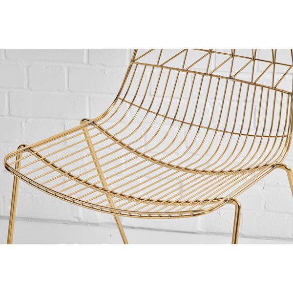 Stacking wire chair for sale