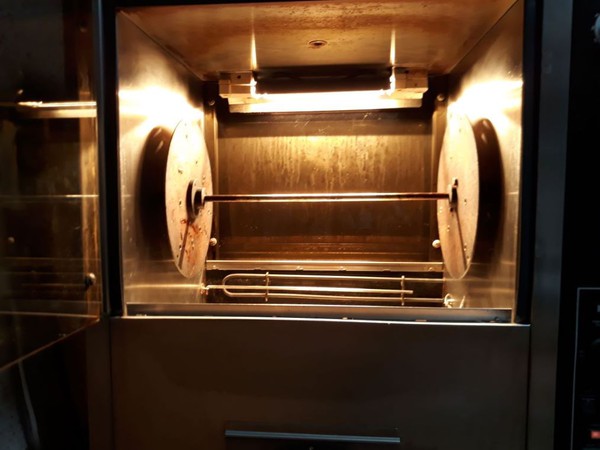 Used Barbecue King 9 Bird Rotisserie For Sale