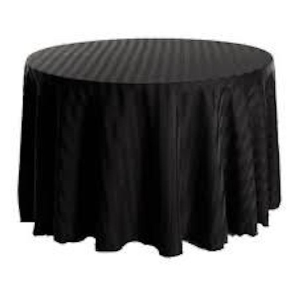 Black Round Tablecloths for events