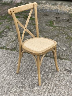 Wooden Cross Back Chairs