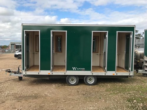 Luxury 2+2 Shaw Services Toilet Trailer Luxury 2+2 Shaw Services Toilet Trailer