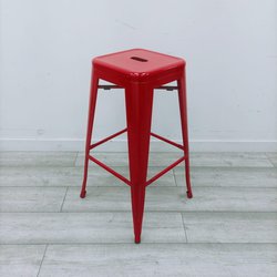 Red high bar stools