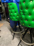 Green High Bar Stool Chairs