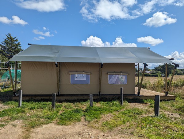5m x 7m Safari Tent with PVC roof