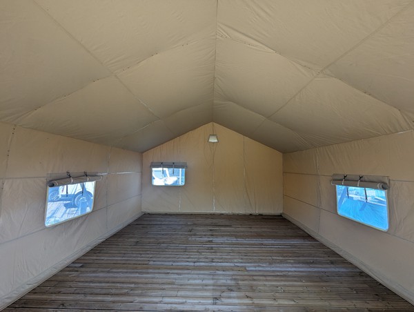 Canvas Safari lodge for sale with PVC Roof