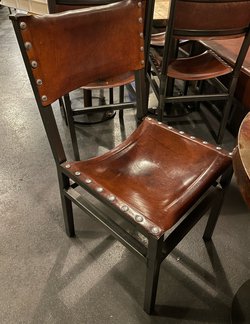 Secondhand Used Leather Restaurant Chairs For Sale