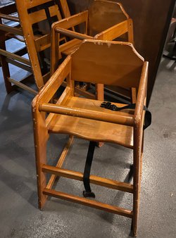 Secondhand Used Wooden Baby Chairs For Sale
