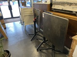 Secondhand Used Outside Folding Tables For Sale