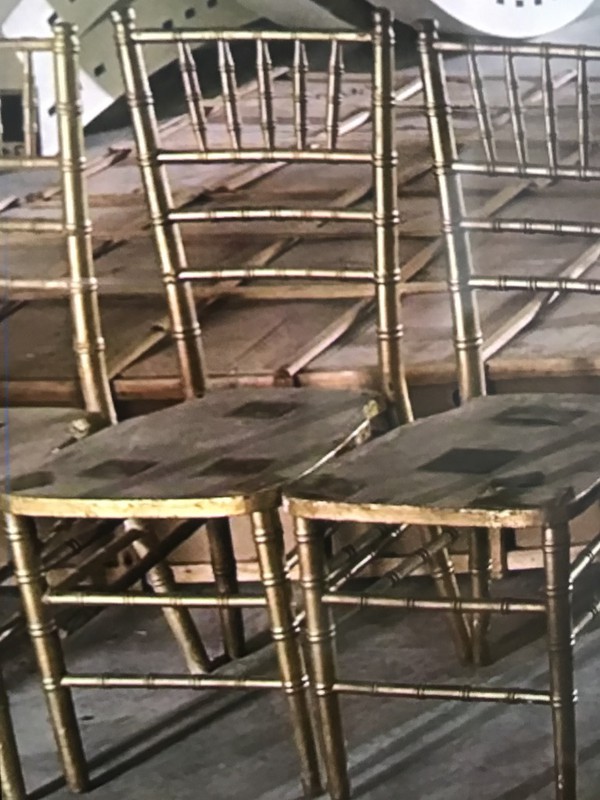 Golden Chiavari Banqueting Chairs