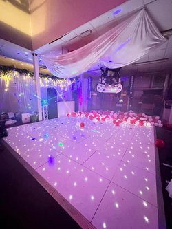 Secondhand Used Stunning Pure White LED Starlit Dance Floor For Sale