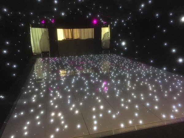 Stunning Pure White LED Starlit Dance Floor For Sale
