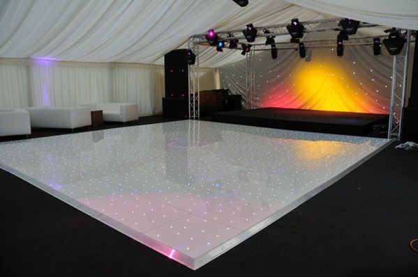Used Stunning Pure White LED Starlit Dance Floor For Sale