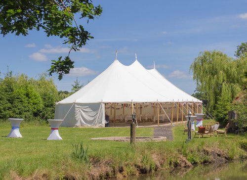 Barkers Celeste Canvas Wedding Marquee 40x100ft Barkers Celeste Canvas Wedding Marquee 40x100ft