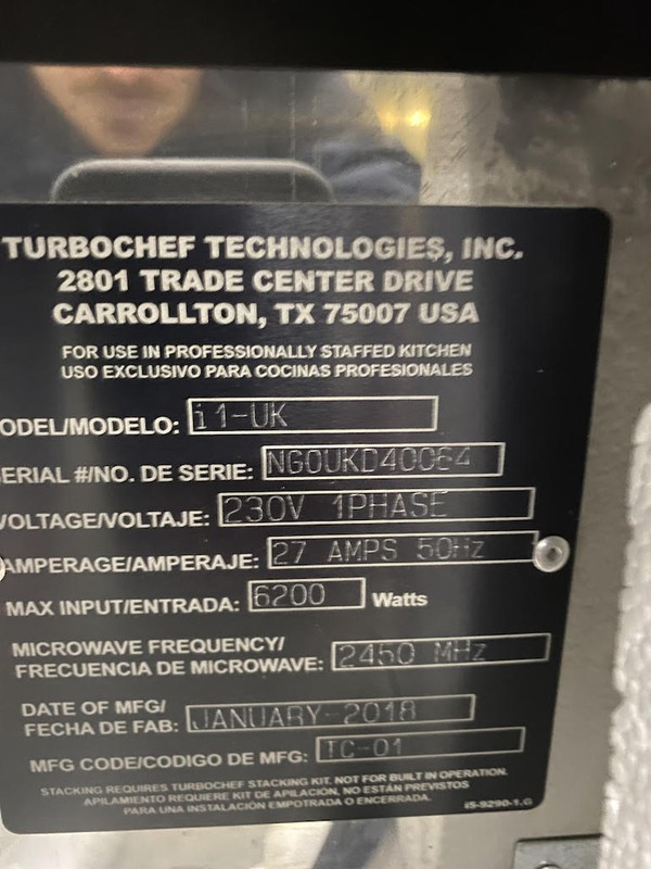 Selling Turbochef Sota i5