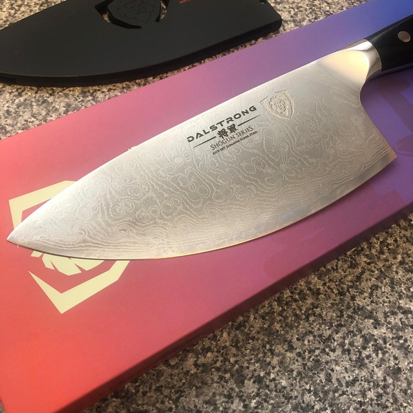 Boxed Dalstrong Shogun Series 7” Rocking Herb Knife