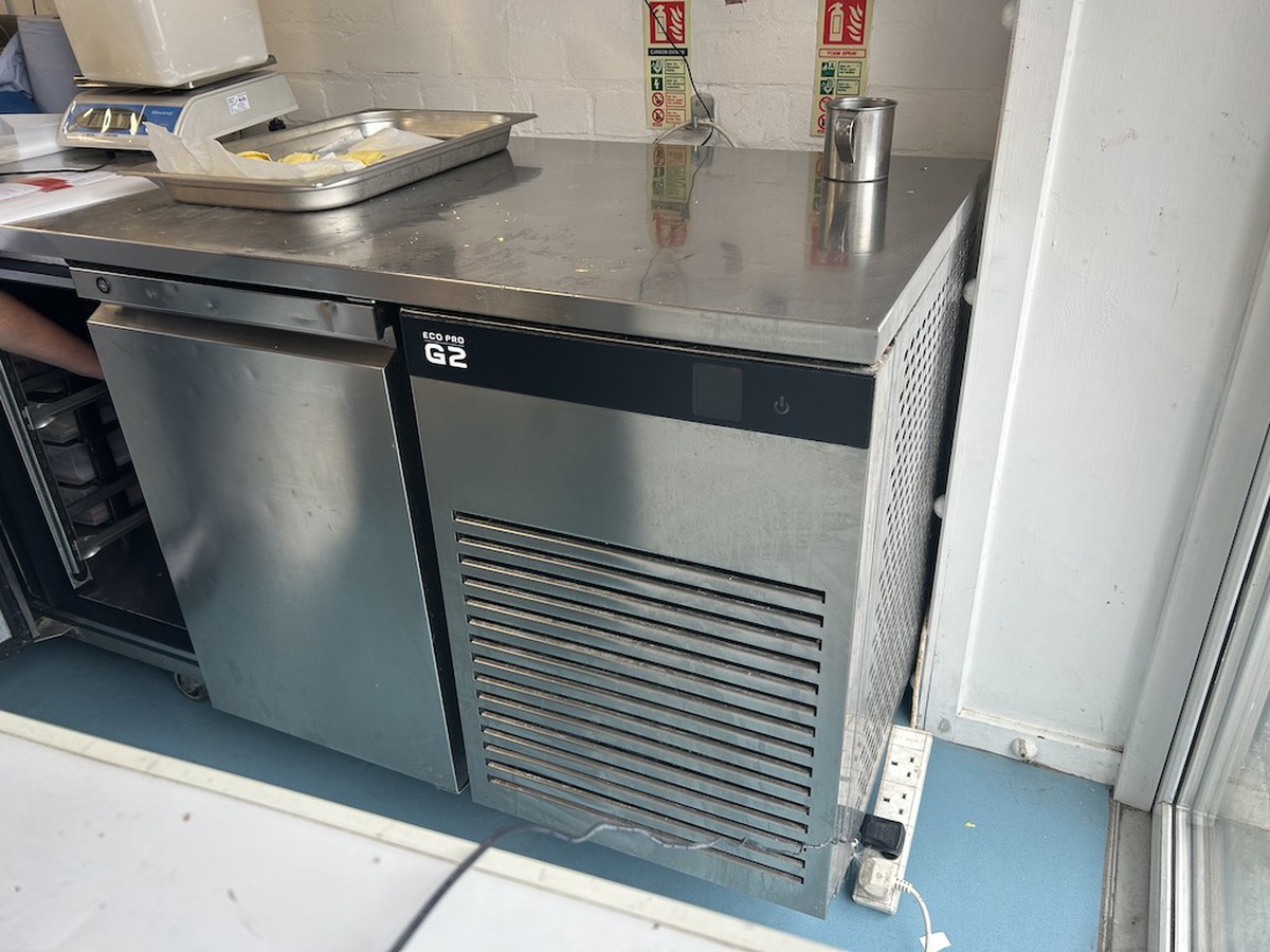 Secondhand Catering Equipment Bench Or Prep Fridges Three Door Foster EcoPro G2 3 Door