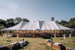 Complete 9x21m Petal Pole Marquee for sale by Barkers Marquees