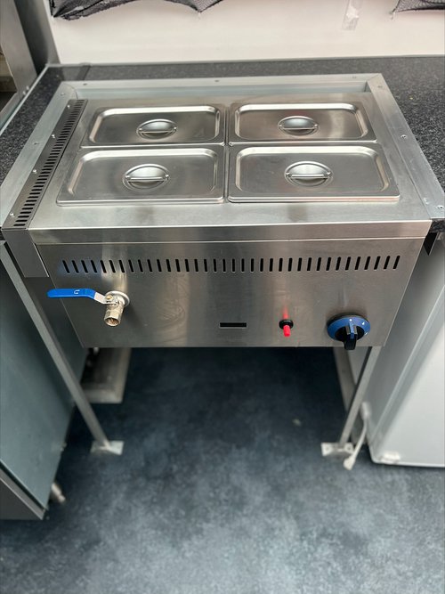 LPG Gas Bain Marie 4 Pots Square LPG Gas Bain Marie 4 Pots Square