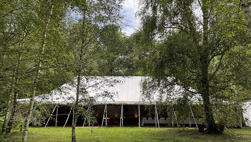 Beautiful Traditional Indian Pole Tent 21m x 11.5m - Second Hand Beautiful Traditional Indian Pole Tent 21m x 11.5m - Second Hand