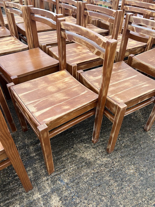 Retro Solid Wood Chairs