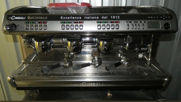 Three group automatic espresso machine