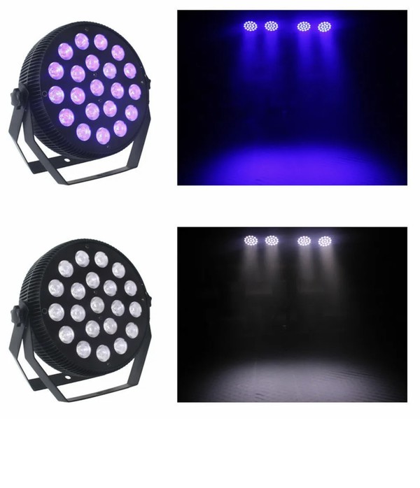Selling LED RGBW Par Can Flat DMX Coloured Uplights