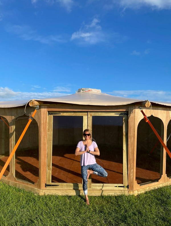 Secondhand Used 8m Yoga Studio Yurt For Sale