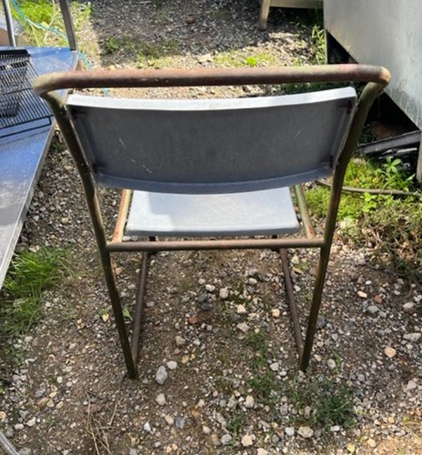Metal Framed Retro Chairs for sale