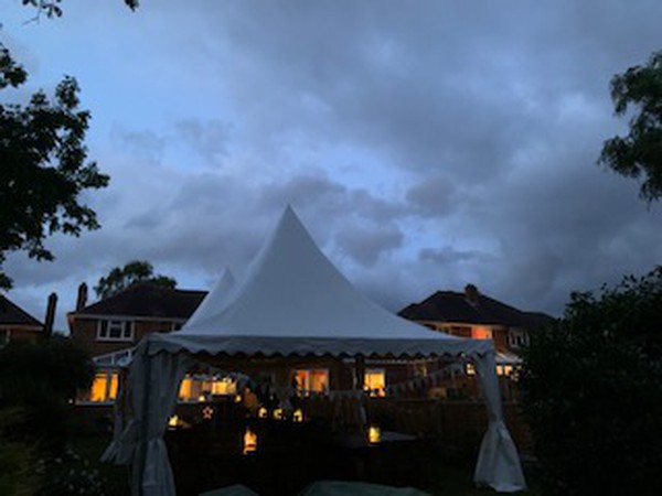 Secondhand White Pagoda Marquee 6m x 6m For Sale